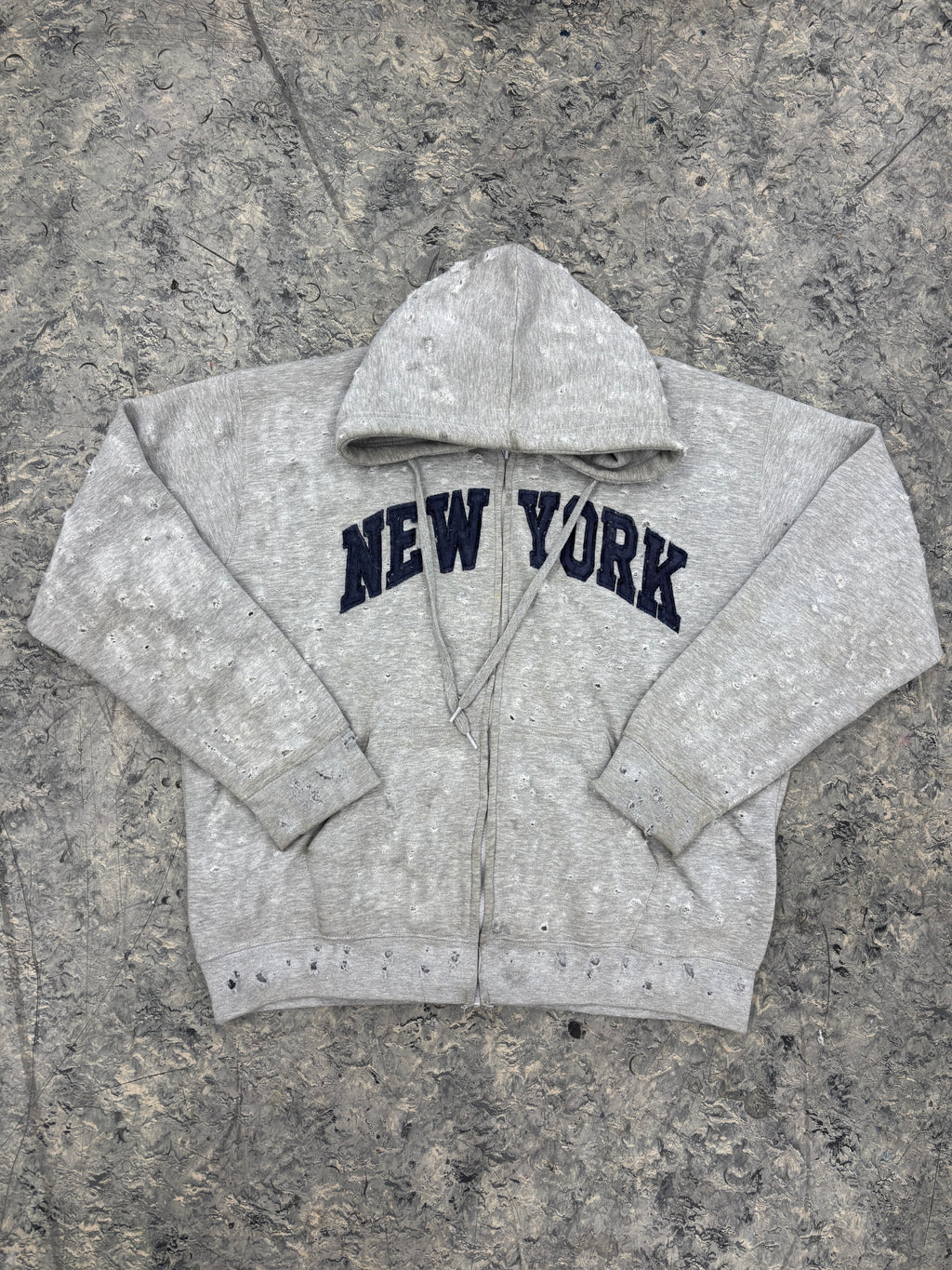Grey "New York" Hoodie